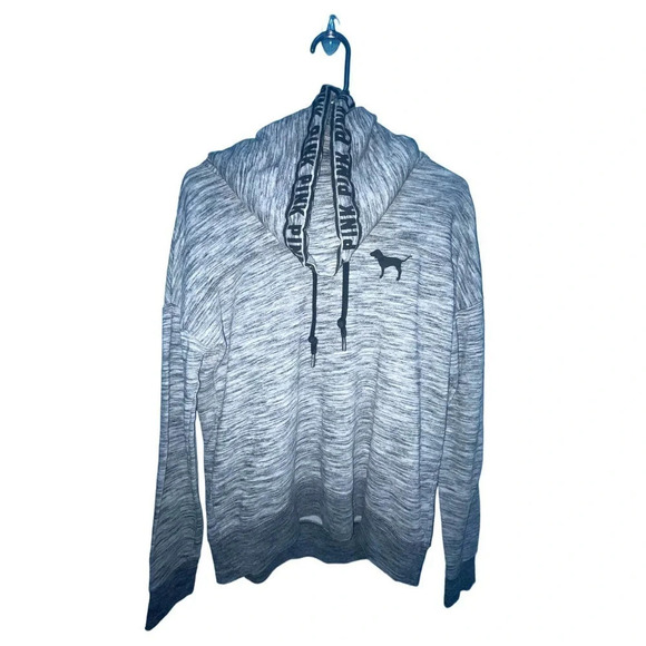 PINK By Victoria’s Secret Pullover Sweatshirt W/ Adjustable Drawstrings - Picture 1 of 6